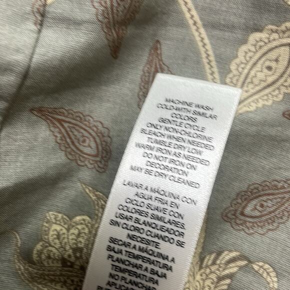 Chico's olive green fully lined beaded embellished open front jacket women's 1 - Picture 13 of 15